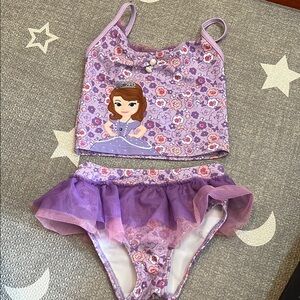 Disney Purple and Pink Sofia the First Bikini 2 preloved